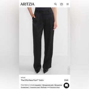 Babaton Black Wide Leg Pants